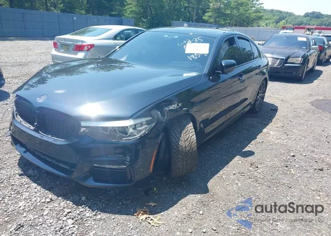 2018 BMW 540I из США, поврежденный, VIN WBAJE5C54JG918592